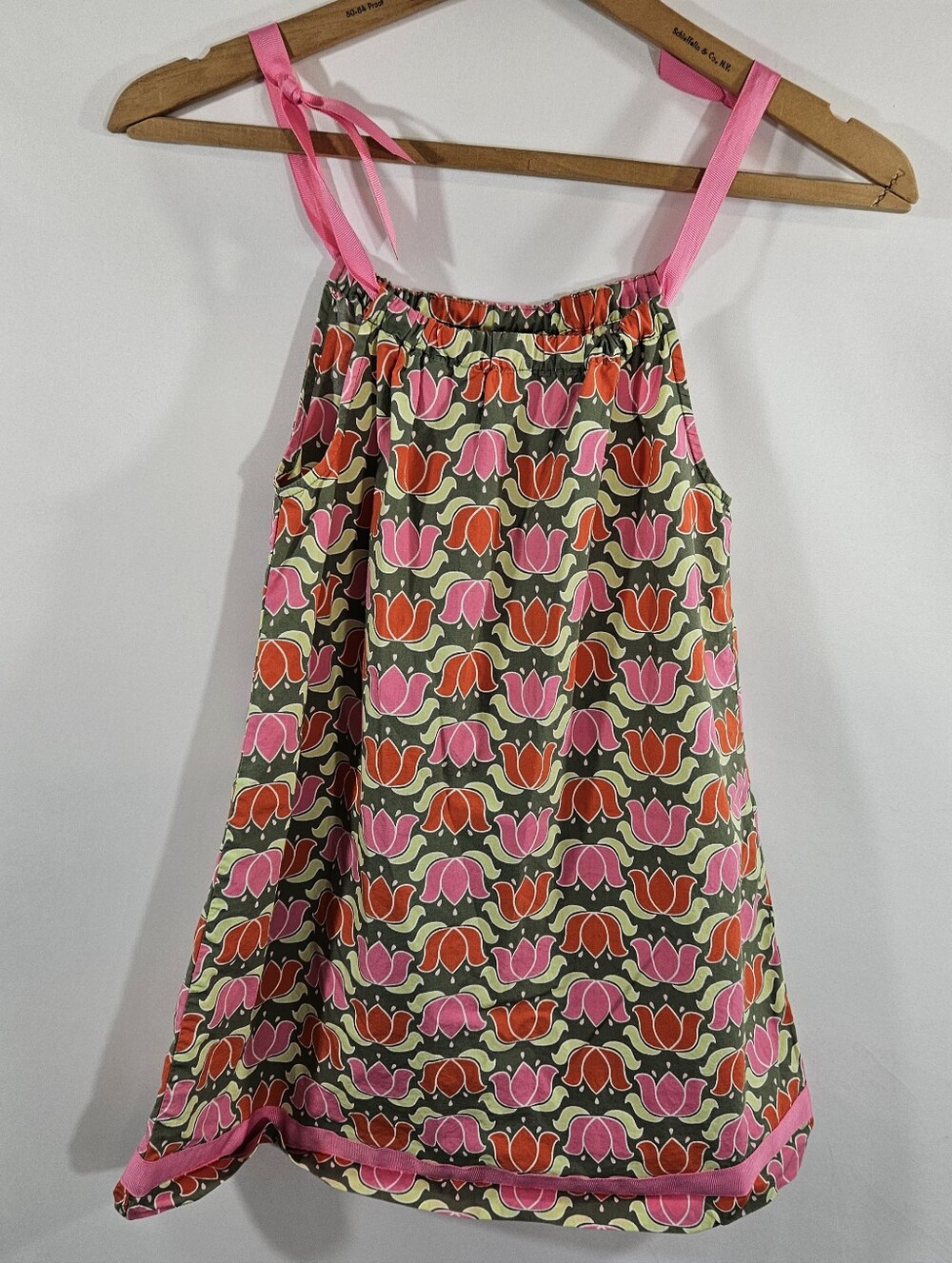 Hanna Andersson Ribbon Dress Girl's 110 5  Floral